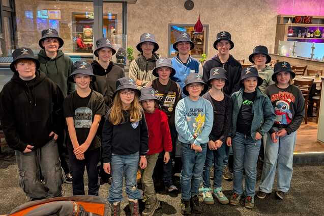 Gruppenbild Weihnachtsfeier Bogenkids