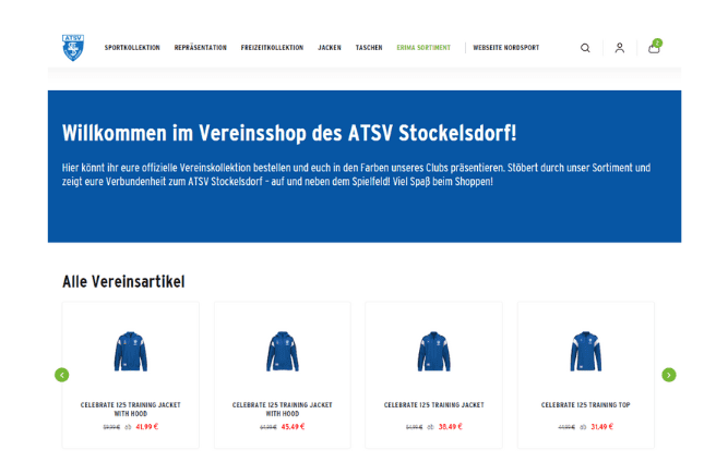 Vereinskollektion Screenshot